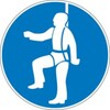 Pictogram 273 - round - “Safety harness mandatory”